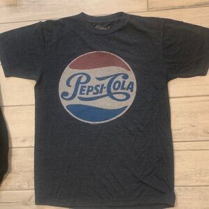 Savvy Dark Blue Pepsi-Cola Logo Tee